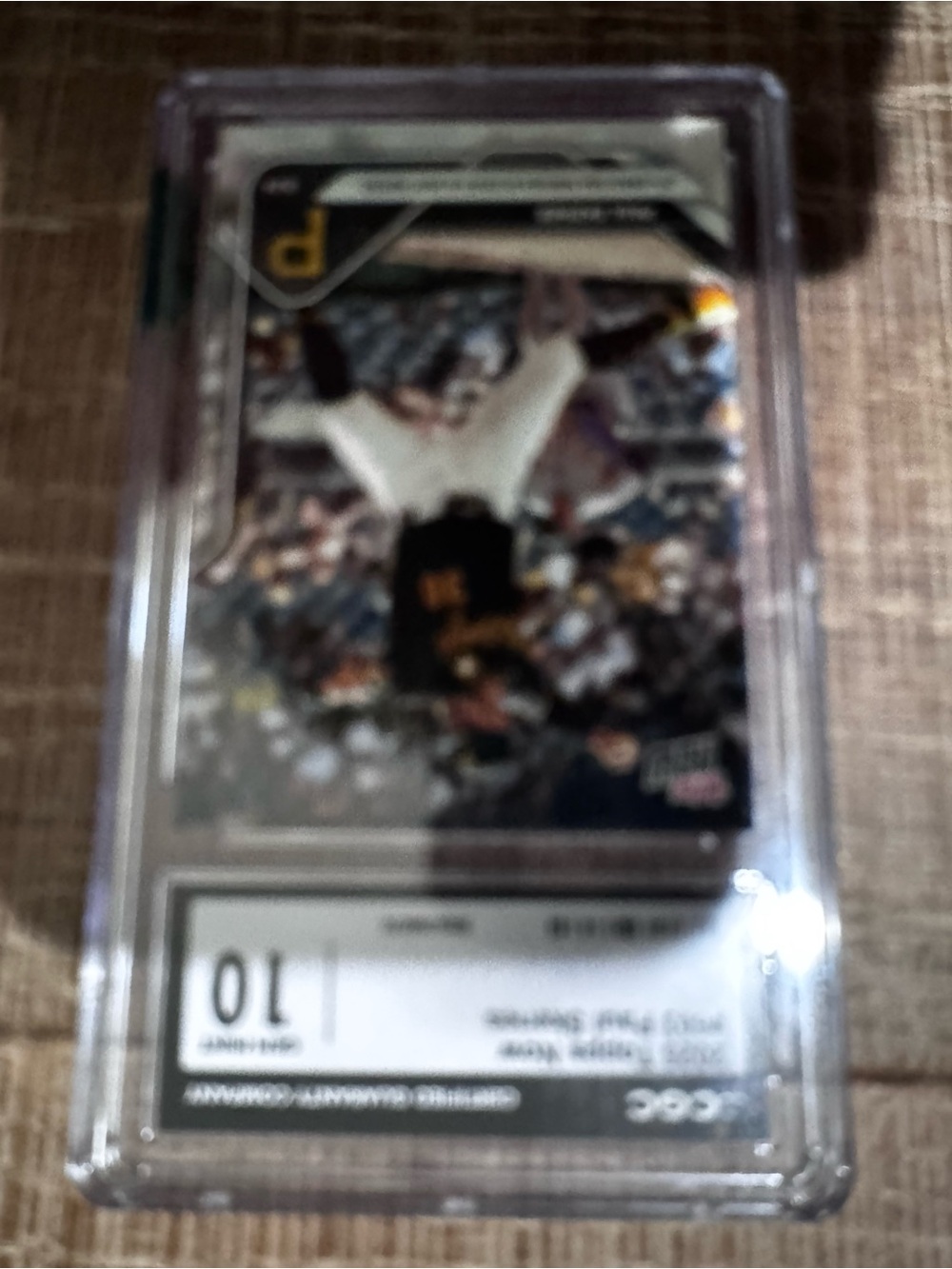 MLB Black Protective Card Slab Holder with Clear Front